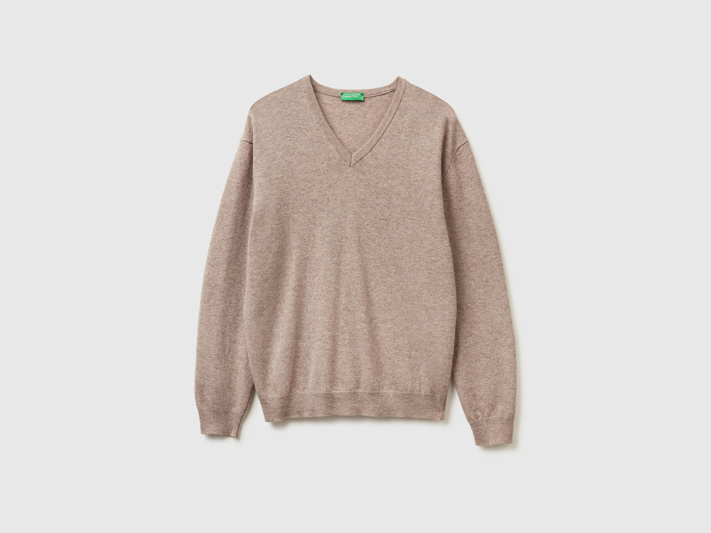 V NECK SWEATER L/S Homem image number 5